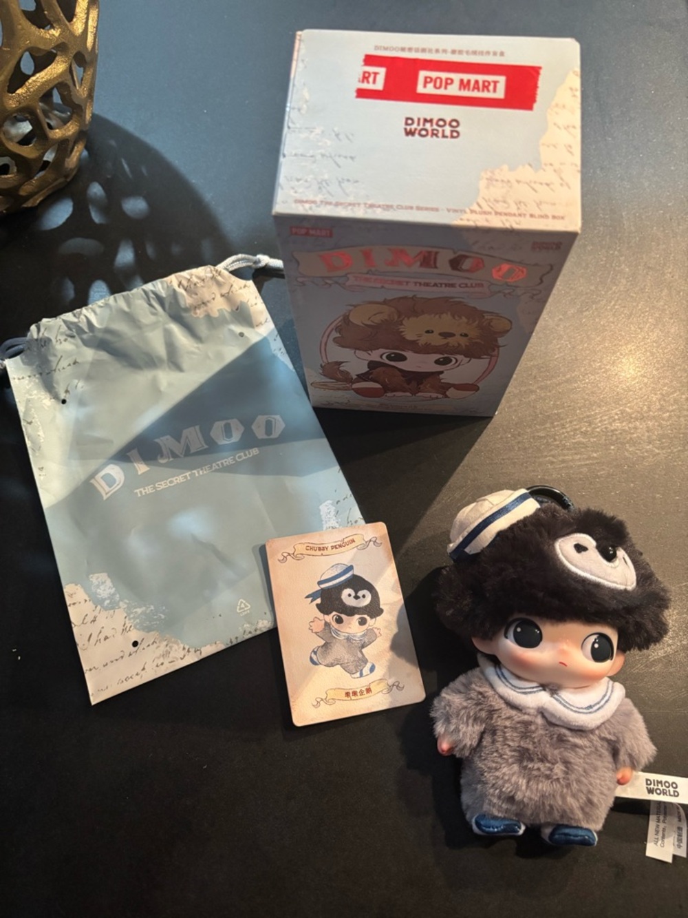 Pop Mart Dimoo World Secret Theatre Club Chubby Penguin